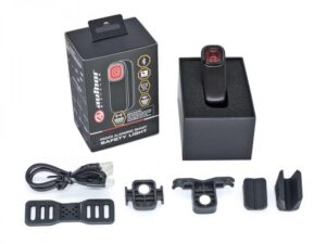 Svetlo zadné Author R-Guard PRO Alloy s radarom, ANT+ a Bluetooth